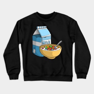 Dice Cereal D20 Funny Dungeons And Dragons DND Lover Crewneck Sweatshirt